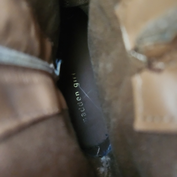 Madden Girl Taupe Combat Boots - Picture 3 of 5